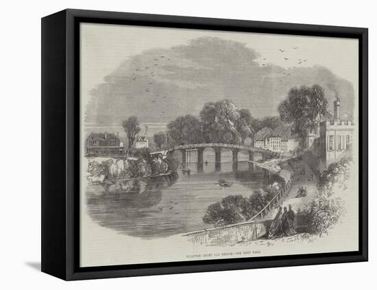 Hampton Court Old Bridge-null-Framed Stretched Canvas