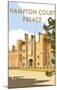 Hampton Court Palace - Dave Thompson Contemporary Travel Print-Dave Thompson-Mounted Giclee Print