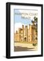 Hampton Court Palace - Dave Thompson Contemporary Travel Print-Dave Thompson-Framed Giclee Print