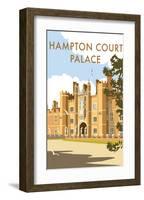 Hampton Court Palace - Dave Thompson Contemporary Travel Print-Dave Thompson-Framed Giclee Print