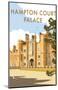 Hampton Court Palace - Dave Thompson Contemporary Travel Print-Dave Thompson-Mounted Giclee Print