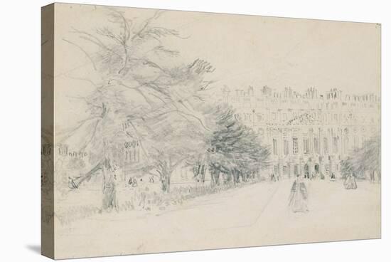 Hampton Court Palace, East Front-David Cox-Stretched Canvas