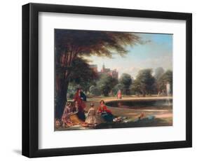 Hampton Court, the Fountain-James Digman Wingfield-Framed Premium Giclee Print