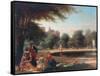 Hampton Court, the Fountain-James Digman Wingfield-Framed Stretched Canvas