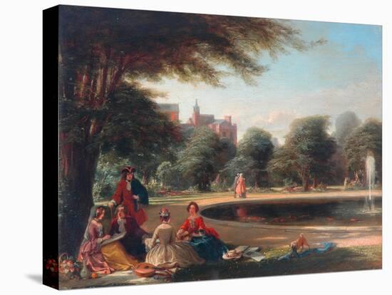 Hampton Court, the Fountain-James Digman Wingfield-Stretched Canvas