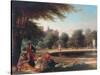 Hampton Court, the Fountain-James Digman Wingfield-Stretched Canvas