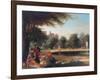 Hampton Court, the Fountain-James Digman Wingfield-Framed Premium Giclee Print