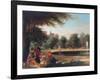 Hampton Court, the Fountain-James Digman Wingfield-Framed Premium Giclee Print