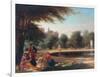 Hampton Court, the Fountain-James Digman Wingfield-Framed Giclee Print