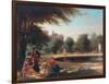 Hampton Court, the Fountain-James Digman Wingfield-Framed Giclee Print