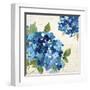 Hampton Hydrangea I-Asia Jensen-Framed Art Print