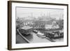 Hampton Roads Revels In the Return of the American Fleet-null-Framed Art Print