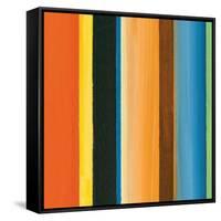 Hampton Stripe II-Fran Chandler-Framed Stretched Canvas