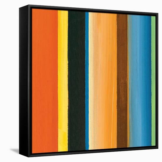 Hampton Stripe II-Fran Chandler-Framed Stretched Canvas