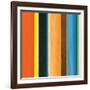 Hampton Stripe II-Fran Chandler-Framed Art Print