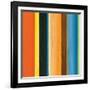 Hampton Stripe II-Fran Chandler-Framed Art Print