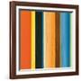 Hampton Stripe II-Fran Chandler-Framed Art Print