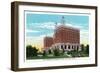 Hampton, Virginia, Old Point Comfort Exterior View of the Chamberlain-Vanderbilt Hotel-Lantern Press-Framed Art Print