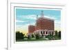 Hampton, Virginia, Old Point Comfort Exterior View of the Chamberlain-Vanderbilt Hotel-Lantern Press-Framed Premium Giclee Print