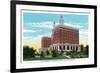 Hampton, Virginia, Old Point Comfort Exterior View of the Chamberlain-Vanderbilt Hotel-Lantern Press-Framed Premium Giclee Print