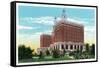 Hampton, Virginia, Old Point Comfort Exterior View of the Chamberlain-Vanderbilt Hotel-Lantern Press-Framed Stretched Canvas