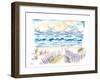 Hamptons Style in Coopers Beach and Dunes Southampton-M. Bleichner-Framed Art Print