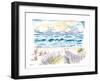 Hamptons Style in Coopers Beach and Dunes Southampton-M. Bleichner-Framed Art Print