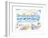 Hamptons Style in Coopers Beach and Dunes Southampton-M. Bleichner-Framed Art Print