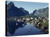 Hamroy Fishing Village During Summer, Lofoten Islands, Arctic, Norway, Scandinavia, Europe-Dominic Harcourt-webster-Stretched Canvas