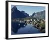 Hamroy Fishing Village During Summer, Lofoten Islands, Arctic, Norway, Scandinavia, Europe-Dominic Harcourt-webster-Framed Photographic Print