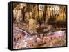 Hams, Jamon and Cheese Stall, La Boqueria, Market, Barcelona, Catalonia, Spain, Europe-Martin Child-Framed Stretched Canvas