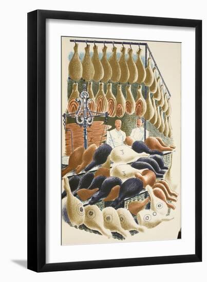 Hams-Eric Ravilious-Framed Premium Giclee Print