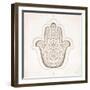 Hamsa Amulet-Melissa Averinos-Framed Art Print