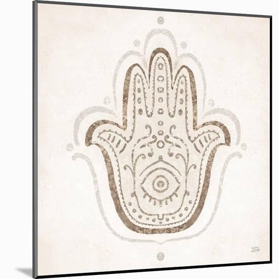 Hamsa Amulet-Melissa Averinos-Mounted Art Print