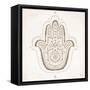 Hamsa Amulet-Melissa Averinos-Framed Stretched Canvas