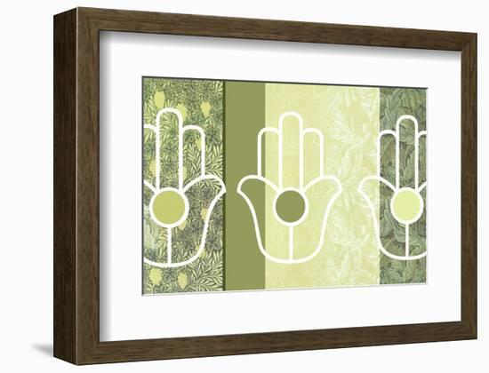 Hamsa Forest-null-Framed Art Print