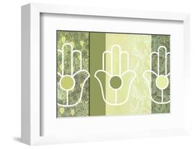 Hamsa Forest-null-Framed Art Print