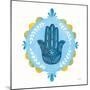 Hamsa Mandala I-Courtney Prahl-Mounted Art Print