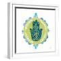 Hamsa Mandala II-Courtney Prahl-Framed Art Print