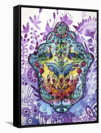 Hamsa-Oxana Zaika-Framed Stretched Canvas