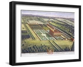 Hamstead Marshall in the county of Berkshire engraved by Johannes Kip-Leonard Knyff-Framed Giclee Print