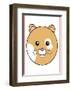 Hamster - Animaru Cartoon Animal Print-Animaru-Framed Giclee Print