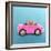 Hamster Driving Miniature Sports Convertible Car-null-Framed Photographic Print