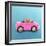 Hamster Driving Miniature Sports Convertible Car-null-Framed Photographic Print