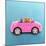 Hamster Driving Miniature Sports Convertible Car-null-Mounted Photographic Print