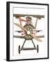 Hamster Flying Aeroplane-null-Framed Photographic Print