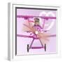 Hamster Flying Aeroplane-null-Framed Photographic Print