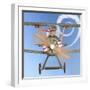 Hamster Flying Aeroplane-null-Framed Photographic Print