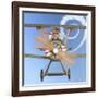 Hamster Flying Aeroplane-null-Framed Photographic Print