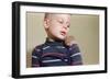 Hamster on Boy's Shoulder-William P. Gottlieb-Framed Photographic Print